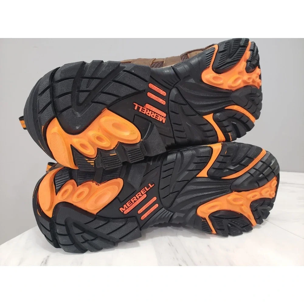 NEW NO BOX SZ 12 MERRELL WORK Mens Moab Vertex Mid Soft Toe Waterproof Work Boot